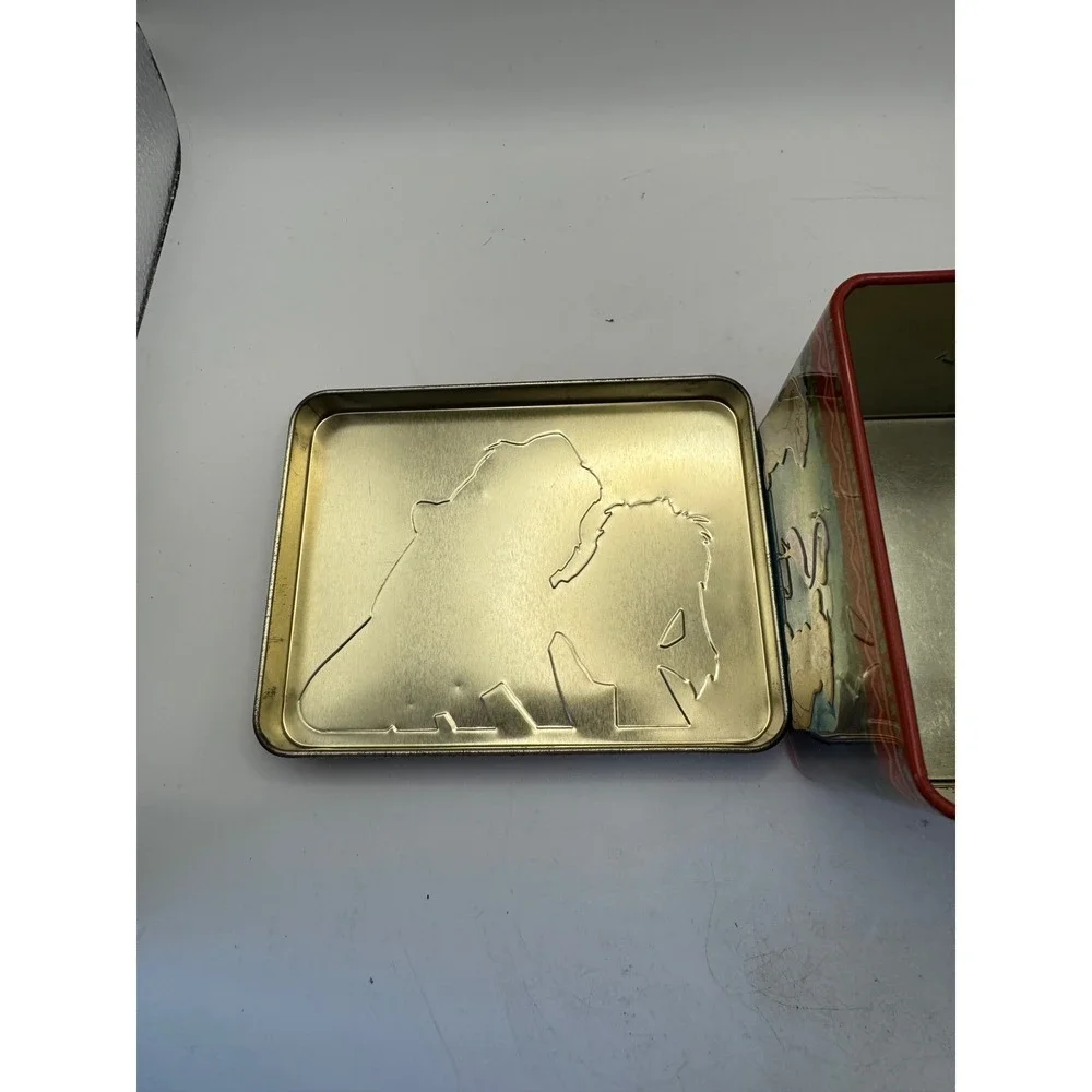 Disney‎ The Lion King Metal Tin box Simba Mufasa Scar Collectible music box